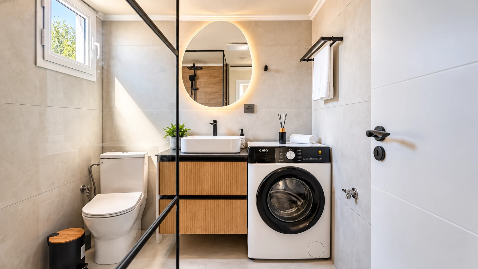 Almira Blue bathroom