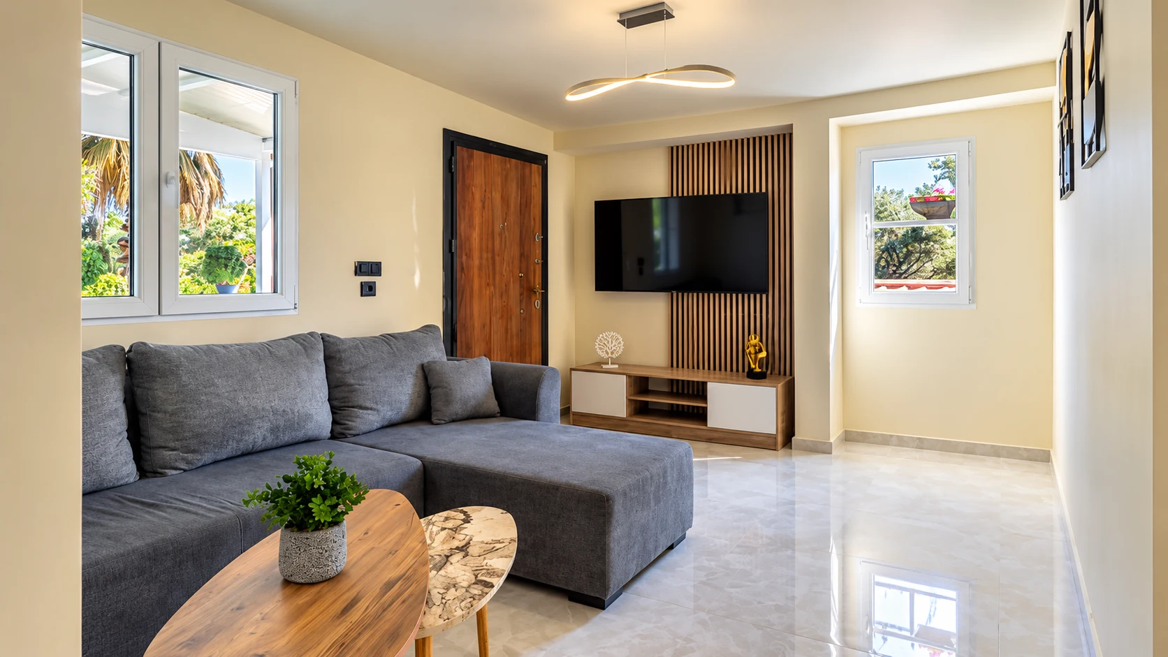 Almira Blue living room